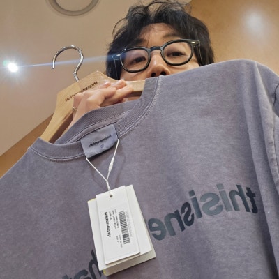 디스이즈네버댓 반팔티 3종 실착 후기: 프린트 디자인 비교 — 사진 3