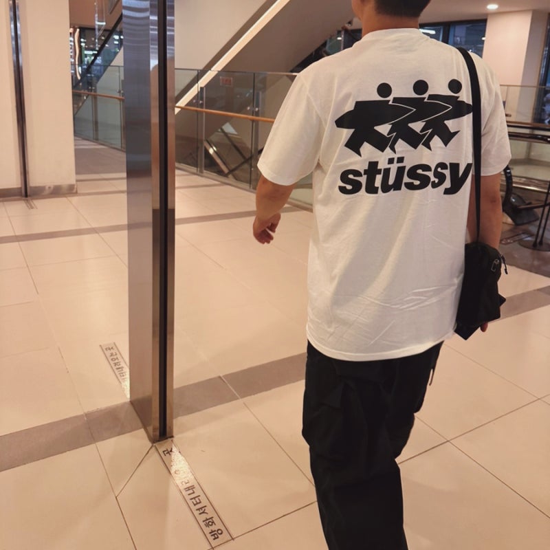 스투시 서프워크 반팔티 여자 오버핏 사이즈 후기 — 사진 5