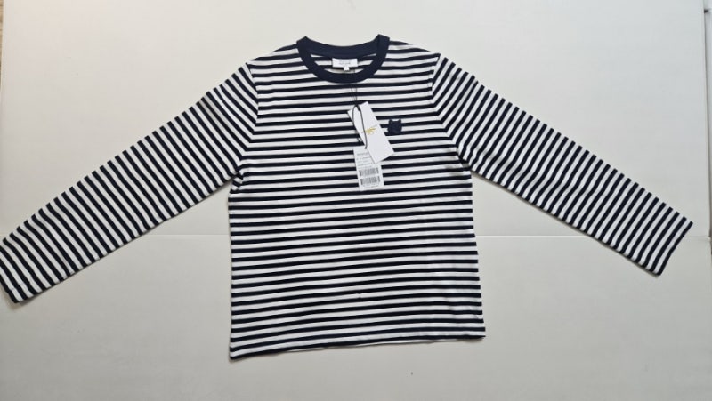 메종키츠네 스트라이프 티셔츠, 프렌치 감성 데일리룩 완성