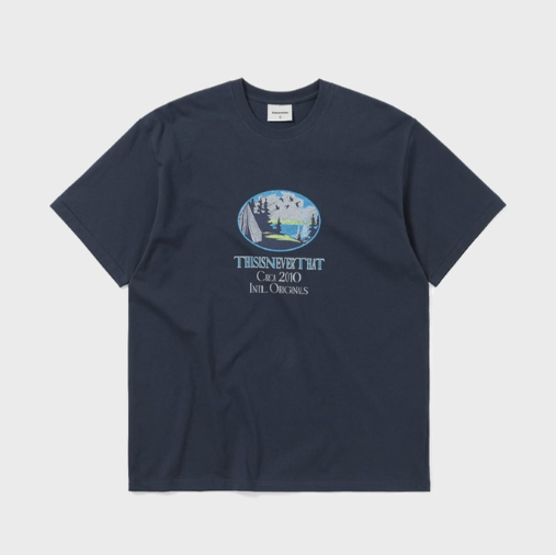 디스이즈네버댓 반팔티 사이즈 팁 (XL, L 비교)