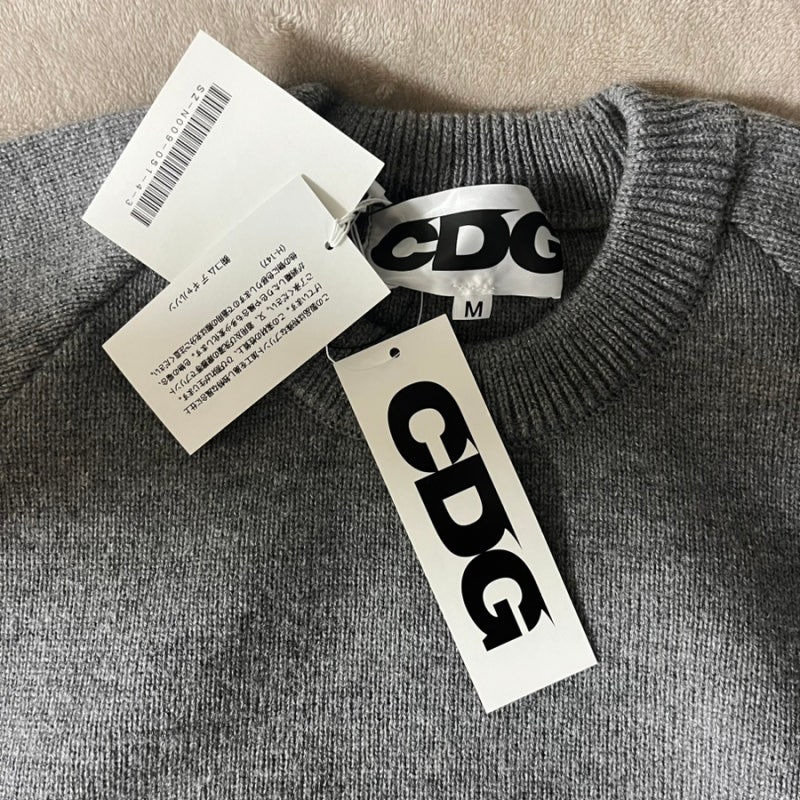 꼼데가르송 CDG 니트 직구 후기: 어깨 넓은 사람의 사이즈 선택 — 사진 5