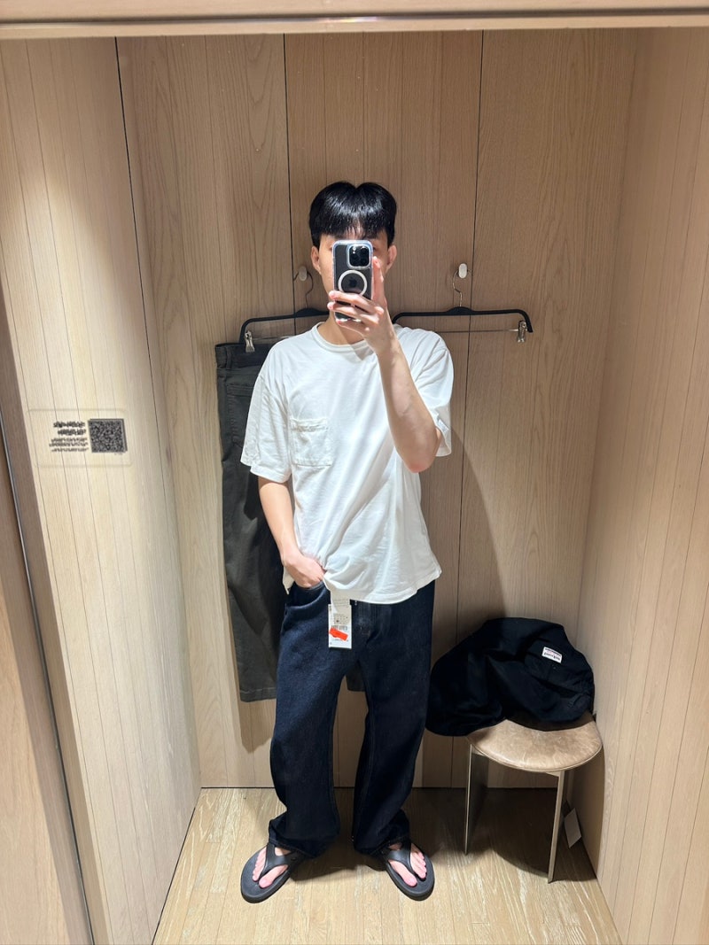 자라 세일 루즈핏 청바지 182cm 70kg 32사이즈 착용 후기 — 사진 3