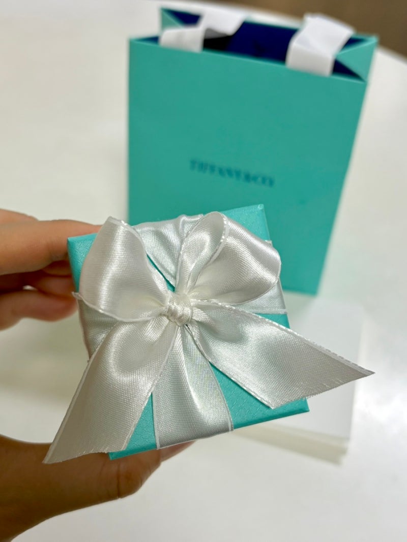 티파니 밀그레인 3mm 콤비 반지 사이즈 선택 팁 — 사진 3