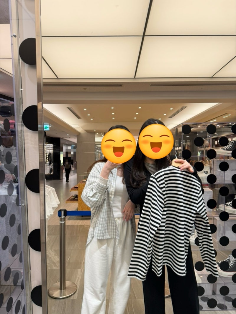 꼼데가르송 티셔츠 교토 이세탄 구매 후기 — 사진 4
