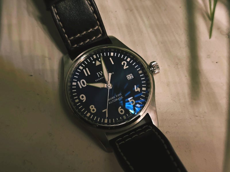 IWC 마크18 어린왕자 파일럿 워치: 손목 얇은 남성 예물시계 추천 — 사진 3