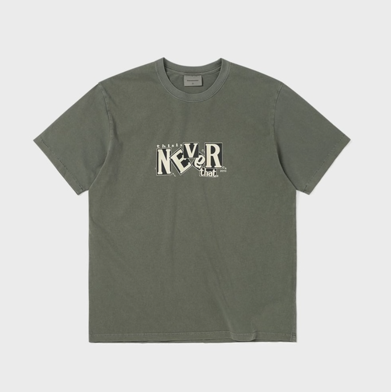 디스이즈네버댓 반팔티 사이즈 팁 (XL, L 비교) — 사진 2