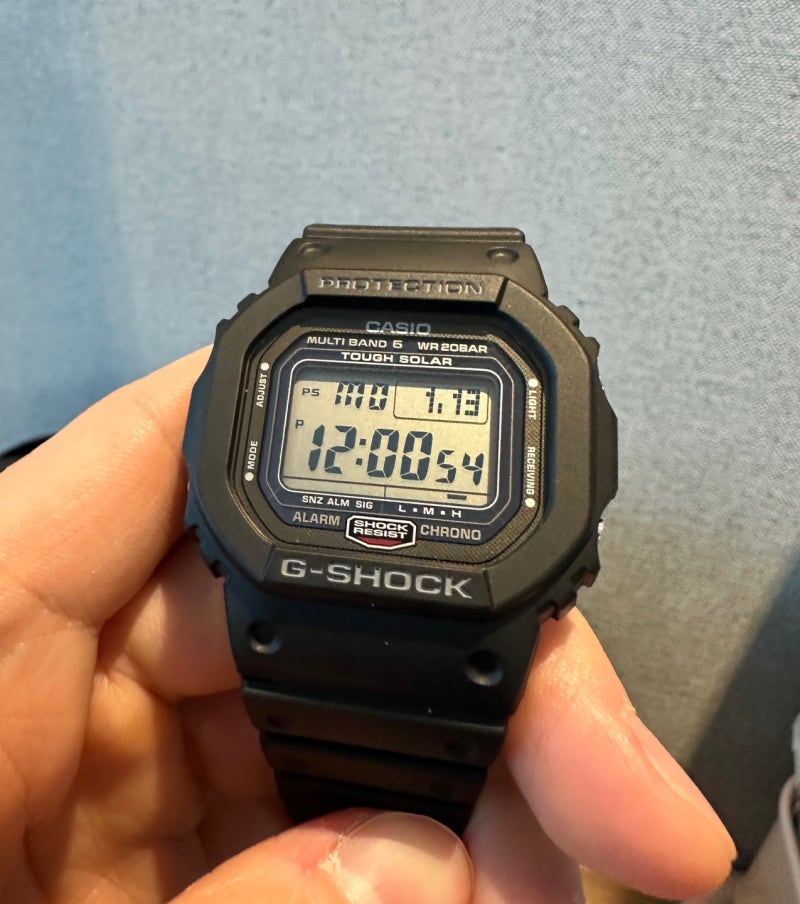지샥 GW-5000U, 얇은 손목 아빠의 내돈내산 후기