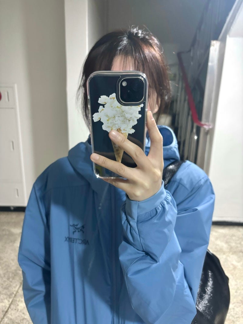 아크테릭스 아톰 LT 후디 스톤워시 사이즈 M, 163/53 코디 팁 — 사진 5