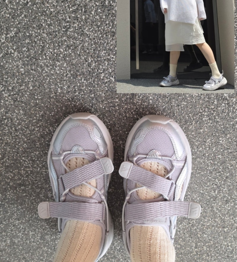 아디다스 오즈웨이브 샌들 실버 225 사이즈 팁 후기