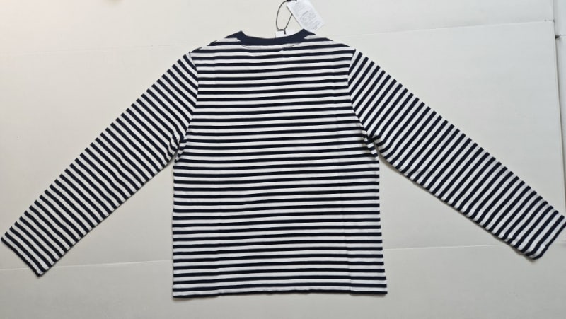 메종키츠네 스트라이프 티셔츠, 프렌치 감성 데일리룩 완성 — 사진 2