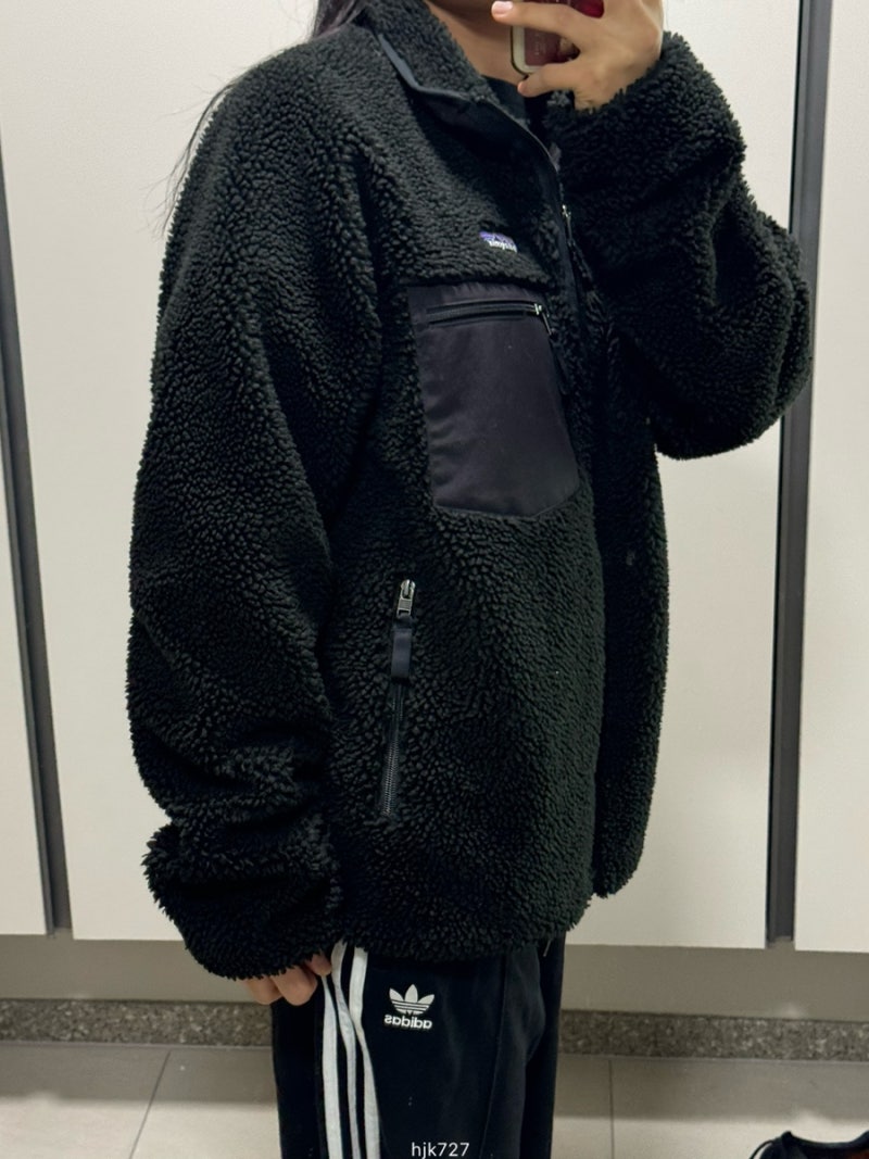 파타고니아 레트로 X 자켓 M사이즈 164cm 여성 착용 후기 — 사진 6
