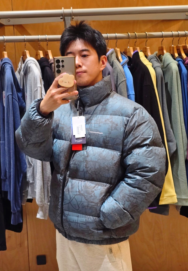 디스이즈네버댓 패딩 L사이즈, 어깨 넓은 편에게 편안한 핏 — 사진 2